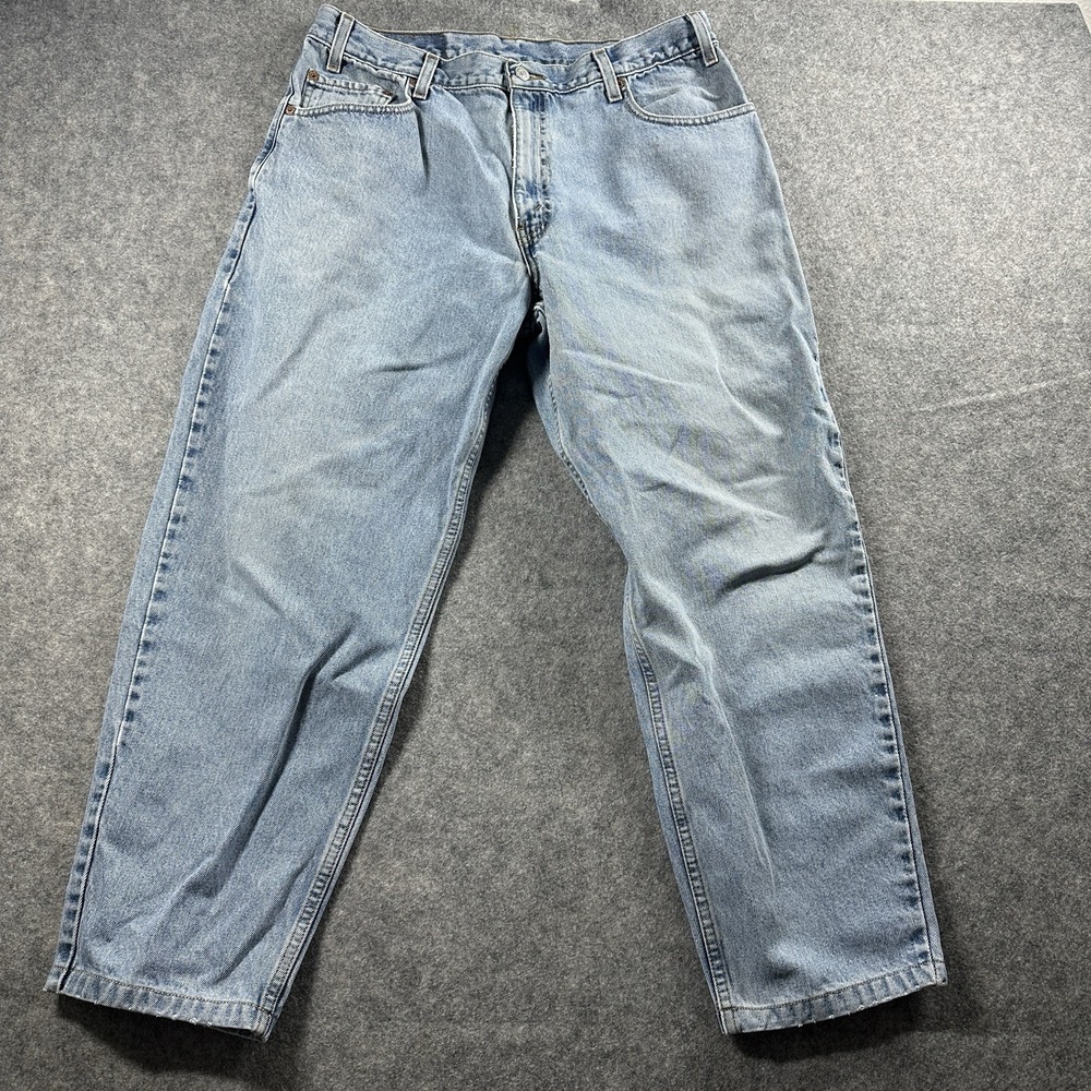 Levis 560 Jeans Mens 36x30 Blue Light Wash Loose Fit Tapered Leg 00560-4891